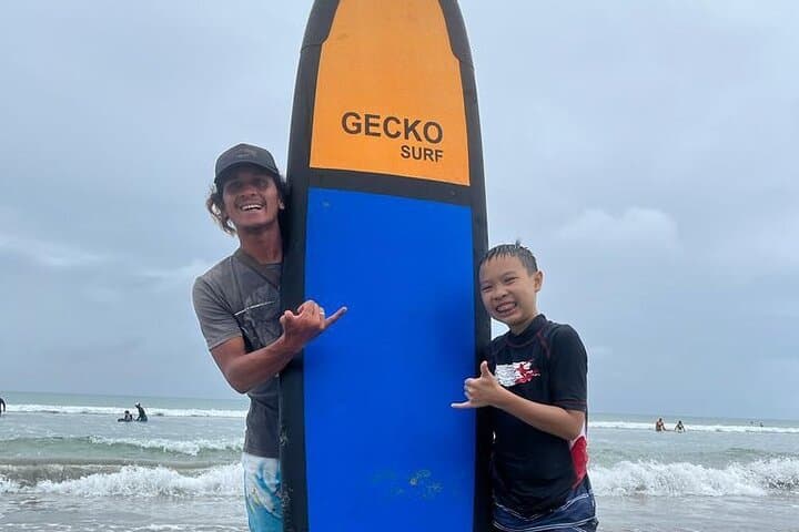 Private Surfing Lesson at Kuta Beach — 2-Hour Beginner & Intermediate Session