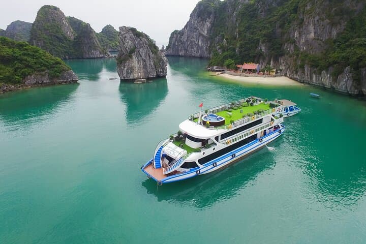 La Casta Halong Bay Day Cruise: Sung Sot, Titov & Kayak Adventures photo 1