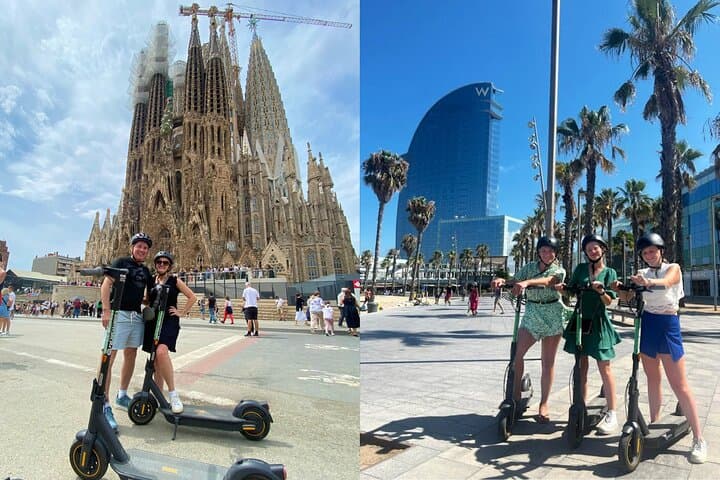 Barcelona Sagrada Familia E-Scooter & E-Bike Tour — Coastal to Gaudí Highlights photo 3