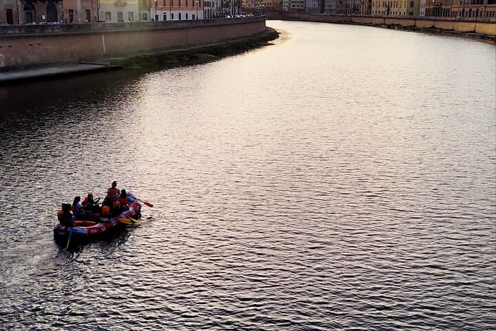 Pisa Arno Rafting: 80-Min River Tour with Aperitif and City Sights