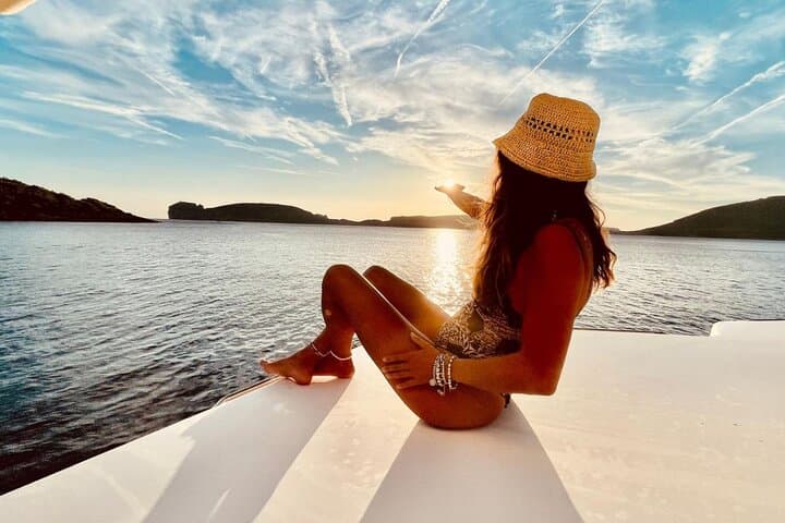 Porto Conte Sunset Catamaran Cruise with Aperitif — Cala Bramassa Swim & Capo Caccia Views photo 2