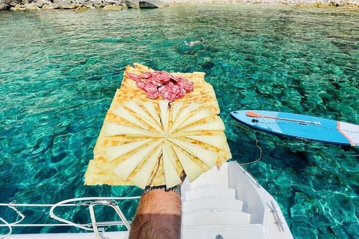 Porto Conte Sunset Catamaran Cruise with Aperitif — Cala Bramassa Swim & Capo Caccia Views photo 5
