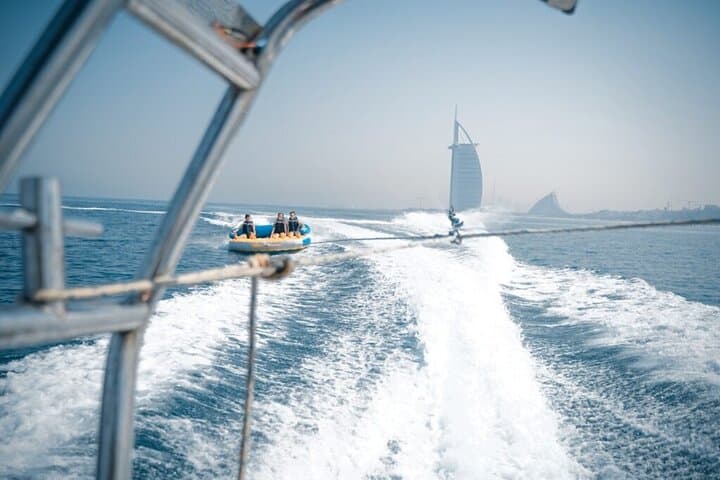 Tubing Next to Burj Al Arab — High-Speed Donut Ride on the Arabian Gulf photo 2