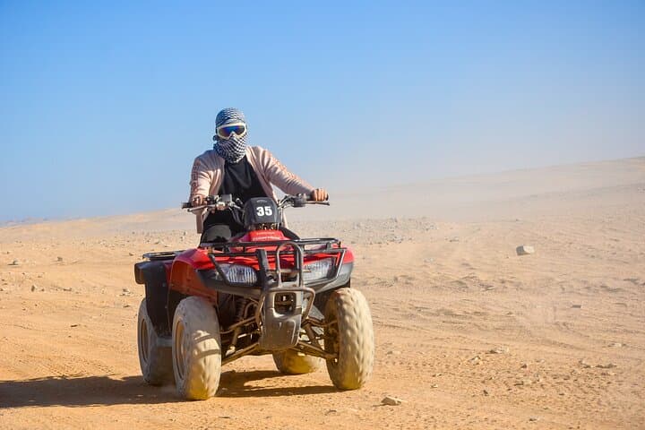 Hurghada Mega Desert Safari: Quad Bike Sunset with Bedouin Dinner & Show photo 5