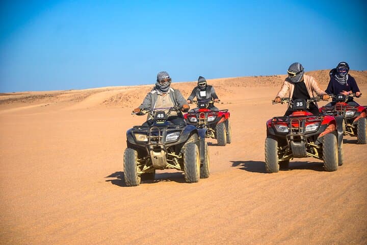 Hurghada Mega Desert Safari: Quad Bike Sunset with Bedouin Dinner & Show photo 2