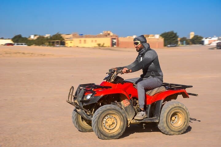 Hurghada Mega Desert Safari: Quad Bike Sunset with Bedouin Dinner & Show photo 3