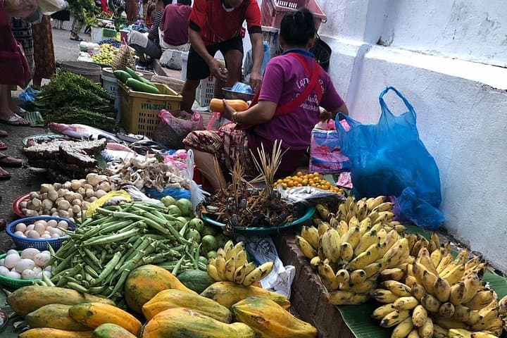 Luang Prabang Morning Market, Temples & Kuang Si Waterfall: A Half-Day Cultural and Nature Tour photo 2