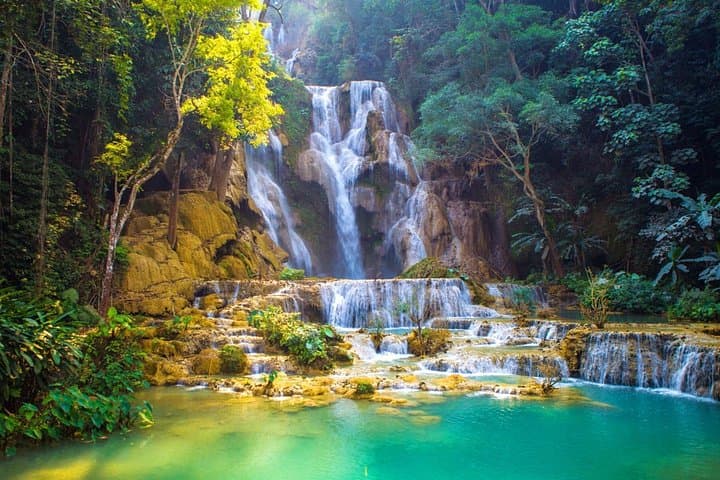 Luang Prabang Morning Market, Temples & Kuang Si Waterfall: A Half-Day Cultural and Nature Tour photo 3