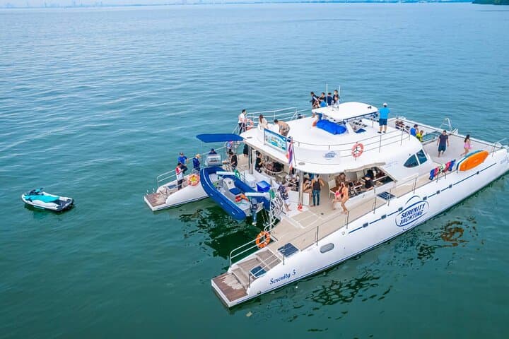 Pattaya 3-Island Catamaran: Snorkel Coral Reefs & Monkey Island Day Trip photo 1