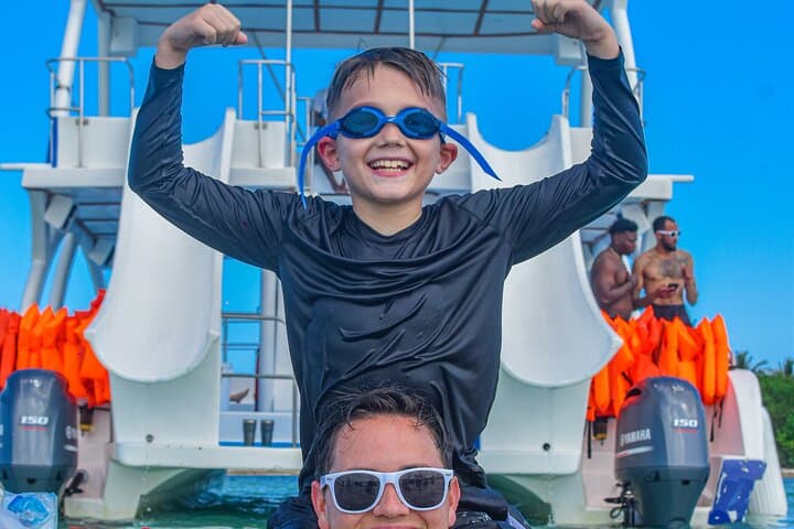 Punta Cana Double-Slide Private Party Boat — Catamaran Snorkel & Open Bar photo 3