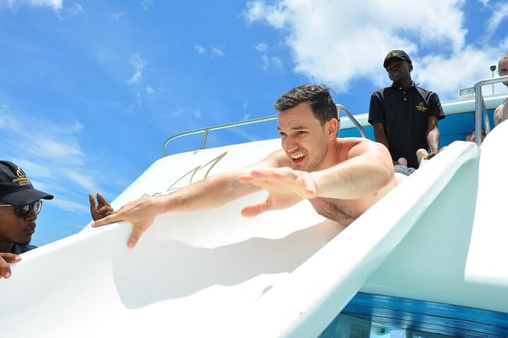 Punta Cana Double-Slide Private Party Boat — Catamaran Snorkel & Open Bar photo 6