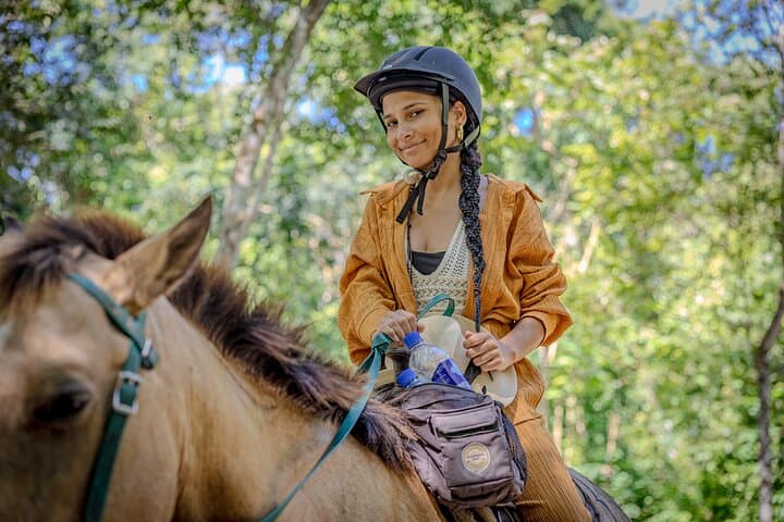 Horseback Ride to Xunantunich Maya Ruins — River Ferry, Rainforest & Ancient Temples photo 6