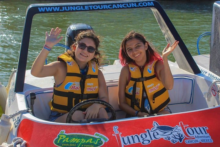 Speedboat Jungle Tour in Cancún: Nichupté Lagoon to Punta Nizuc Snorkel photo 4