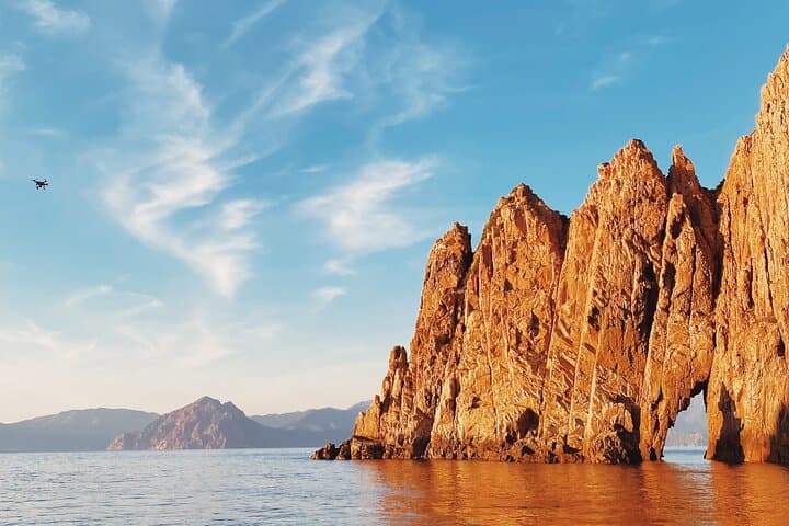 Sunset RIB Cruise to Calanques de Piana from Cargèse — Snorkel, Sea Caves & Aperitif photo 3