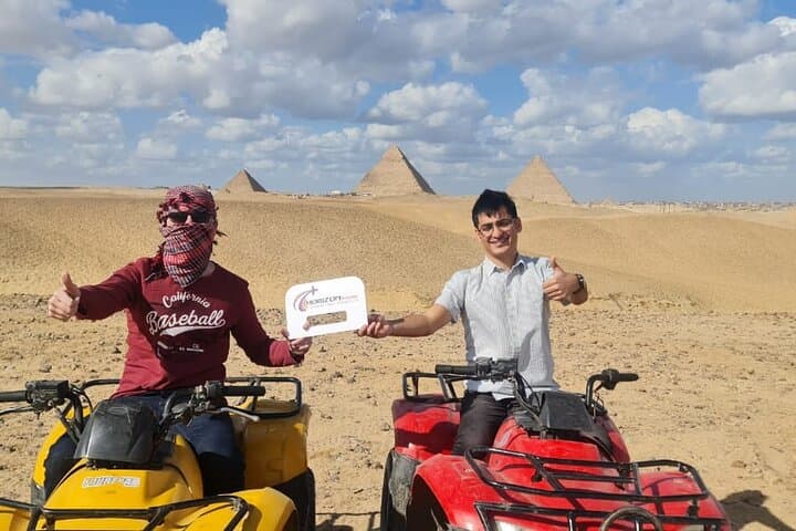 ATV Ride at the Pyramids: 1-Hour Desert ATV Experience Near Giza photo 3