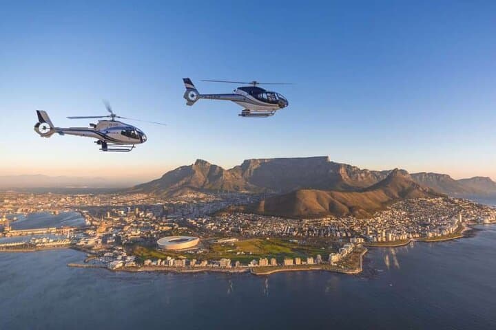 Two Oceans Scenic Helicopter Flight from Cape Town — Table Mountain & Atlantic Coast Views