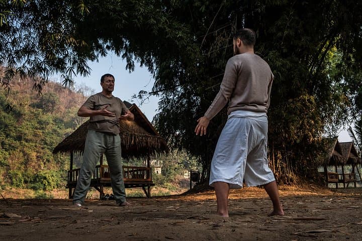 Morning Qi Gong on the Namkhan River: Luang Prabang Wellness Class photo 4