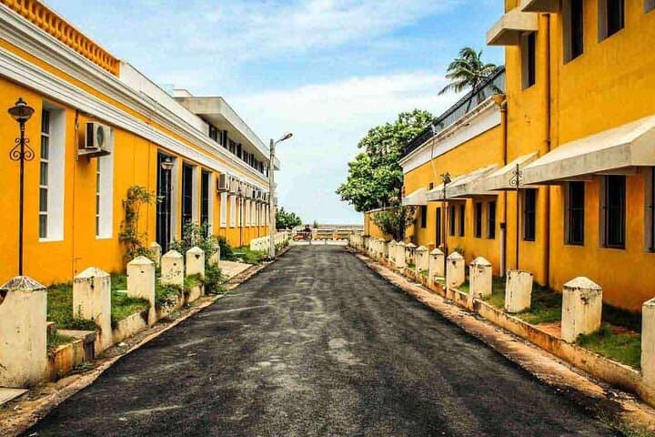 Pondicherry Private Day Tour — Auroville, Village Cycle Ride & Rock Beach Evening photo 3