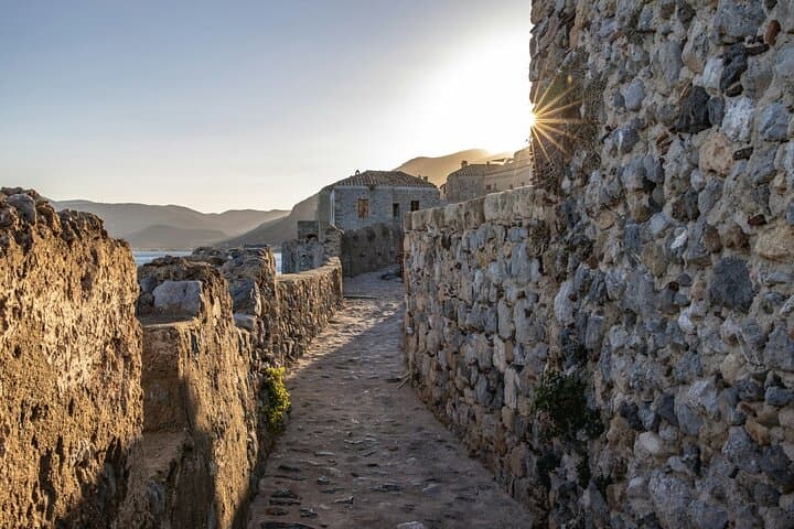 Athens to Monemvasia: Private Full-Day Medieval Rock Town Tour