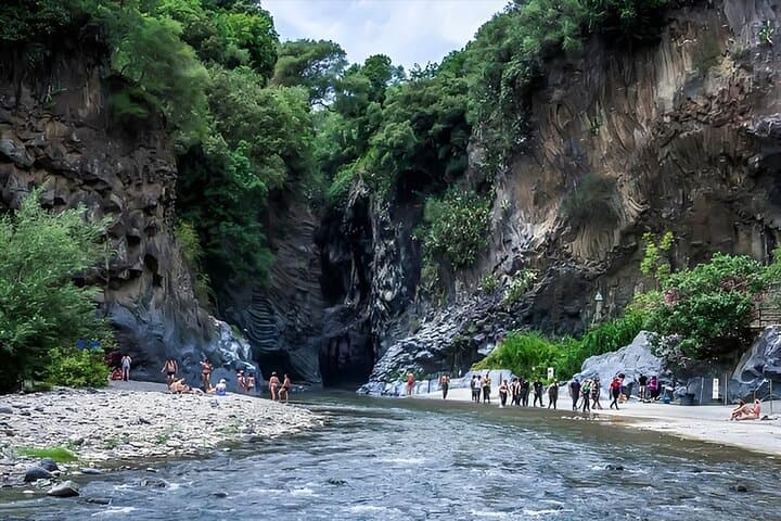 Etna and Alcantara Gorges Excursion: Lava Trails and River Canyons from Catania