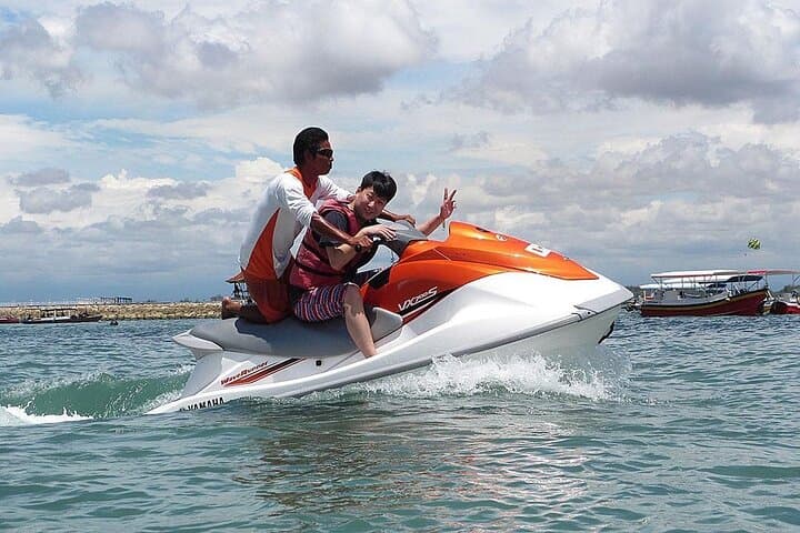 Bali Water Sports and ATV Ride Adventure: Jet Ski, Parasailing & Rice-Field ATV near Ubud