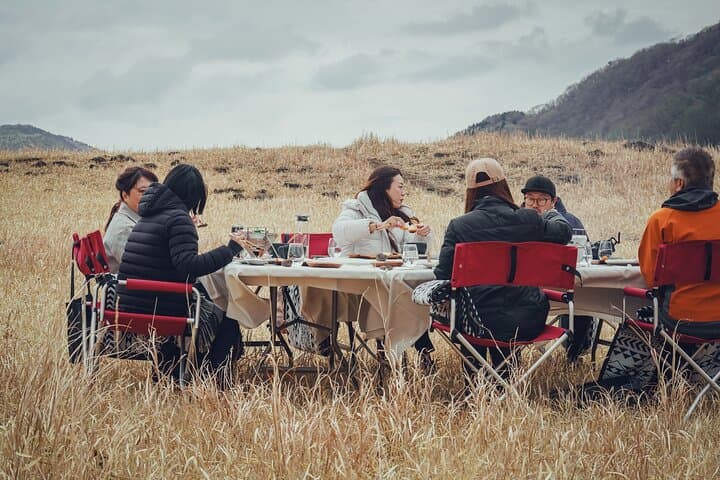 Mt Yufu Grassland Guided Hike and Meadow Lunch in Yufuin photo 6