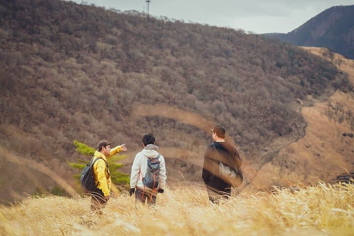 Mt Yufu Grassland Guided Hike and Meadow Lunch in Yufuin