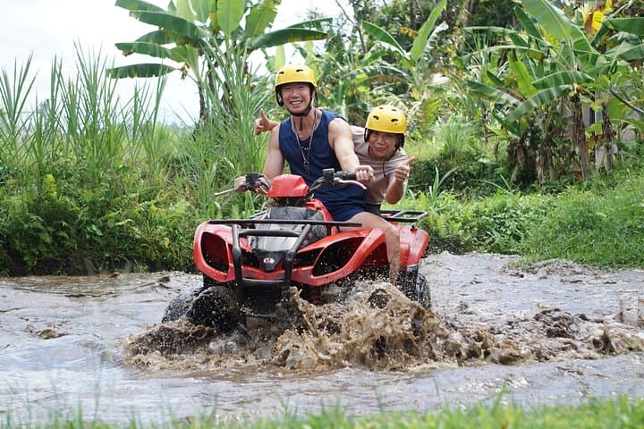 ATV Through Ubud: Rice-Field Tracks, Monkey Forest & Temple Tour