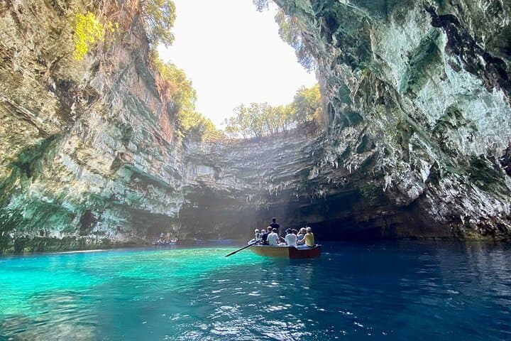 Melissani Cave & Myrtos Beach Shore Excursion — Swim the Blue of Kefalonia photo 2