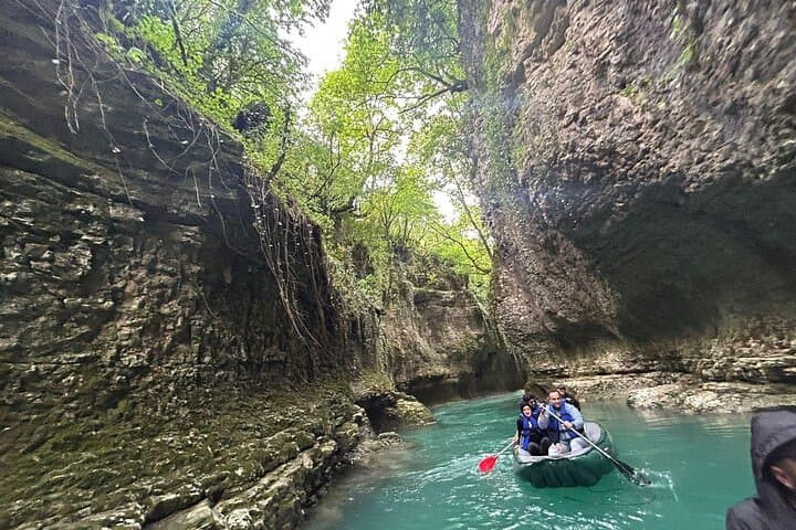 Martvili Canyon & Prometheus Cave Day Tour from Kutaisi — Boats, Stalactites & Scenic Transfer photo 2