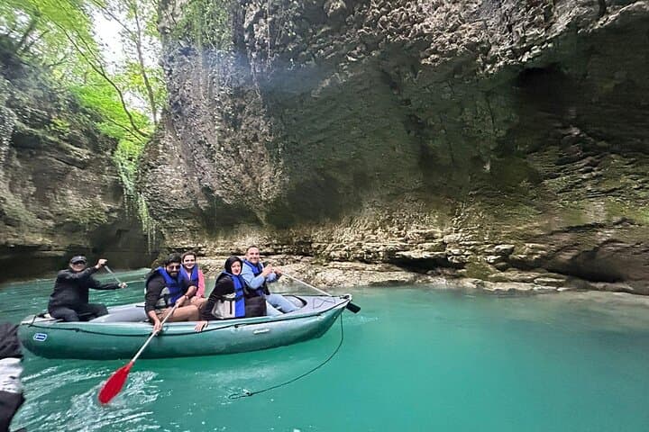 Martvili Canyon & Prometheus Cave Day Tour from Kutaisi — Boats, Stalactites & Scenic Transfer photo 6