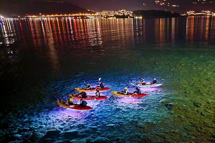 Budva Night Lights Kayak Tour — LED Kayak Adventure from Slovenska Beach photo 4