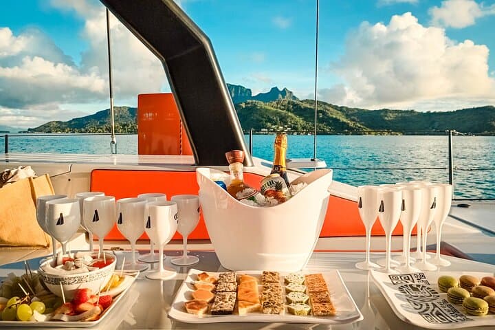 Bora Bora Sunset Catamaran: Private Luxury Sunset Cruise on a 46-ft Catamaran photo 3