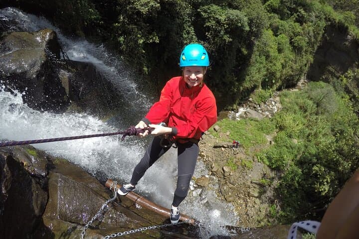 Canyoning Chamana Waterfalls — Baños de Agua Santa, Ecuador
