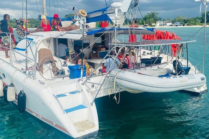 Negril Sunset Catamaran Cruise with Snorkeling and Reggae
