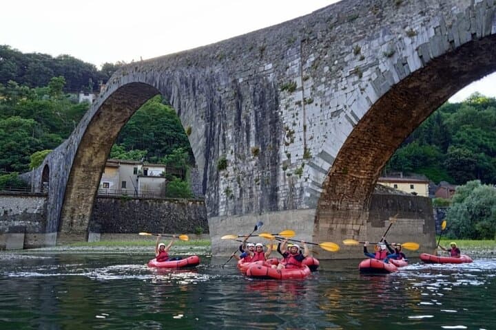 Family Kayak Adventure to Devil's Bridge in Tuscany