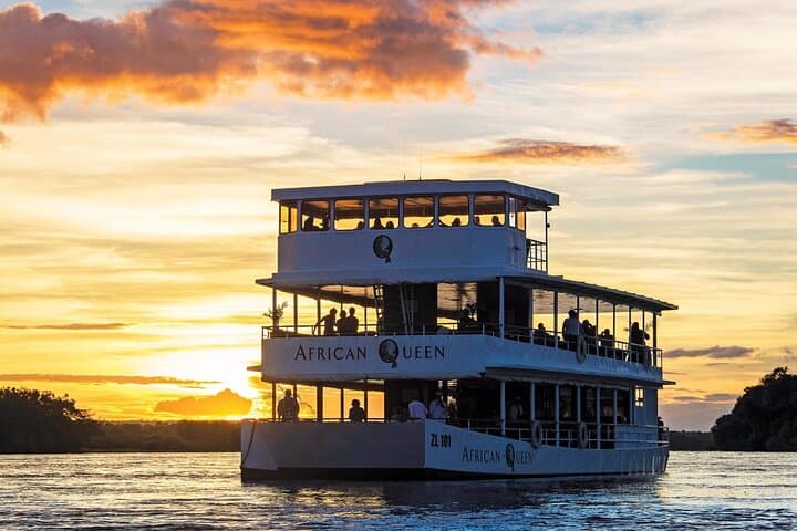 Zambezi Sunset Cruise from Livingstone: River Safari, Game Viewing & Drinks photo 3