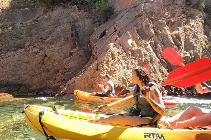 Costa Brava Kayak & Snorkel: Cliff Jumps, Coves & Picnic from Barcelona photo 3