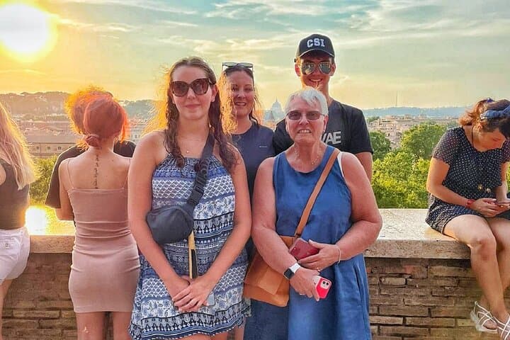 Rome Sunset & Night Private Golf Cart Tour with Gelato or Wine photo 3