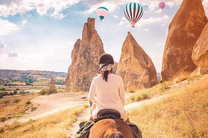 Sunset Horseback Riding in Cappadocia: Göreme Love Valley Tour photo 1