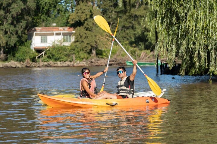 Pedal and Paddle to Tigre Delta: Bike, Kayak & Island Asado from Buenos Aires