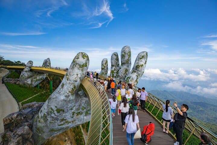 From Ship to Sky: Ba Na Hills & Golden Bridge Day Trip from Chan May Port