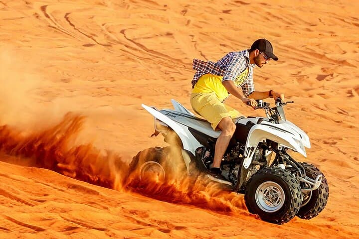 Dubai Evening Desert Safari: ATV Quad Bike, Dune Bashing & BBQ Under the Stars photo 2