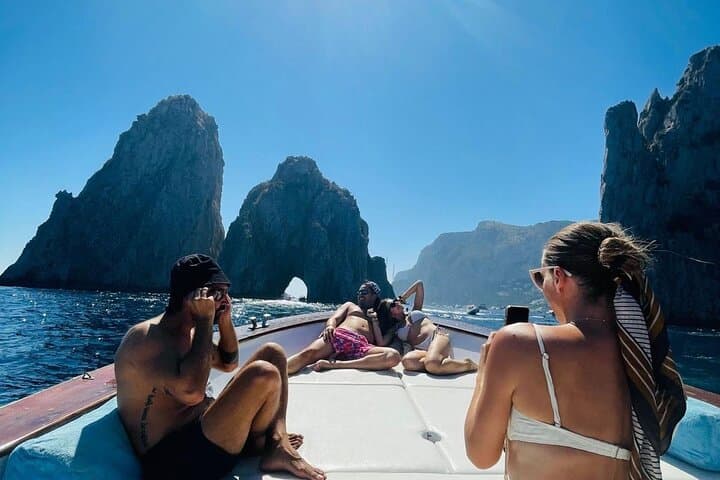 Capri Full-Day Small-Group Boat Tour with Swim Stop & Island Shuttle