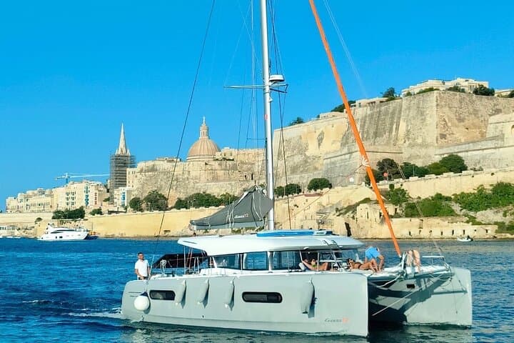 Private Sunset Catamaran Charter in Malta: Saint Paul's Bay & Valletta Harbour Cruise photo 2