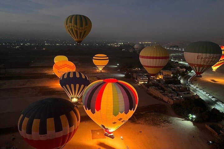 Sunrise Hot Air Balloon Over Luxor: Float Above the Valley of the Kings
