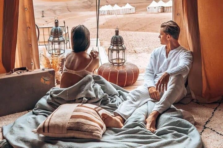 Full-Day Agafay Desert Quad Bike & Camel Ride with Luxury Camp from Marrakech photo 3