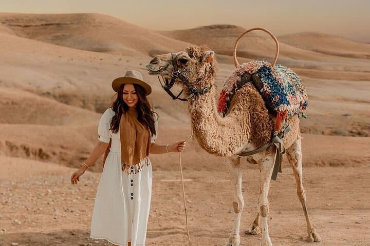 Full-Day Agafay Desert Quad Bike & Camel Ride with Luxury Camp from Marrakech