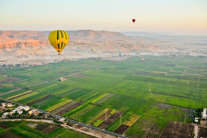 Dawn Over Luxor: Sunrise Hot Air Balloon Ride Above Ancient Temples photo 4