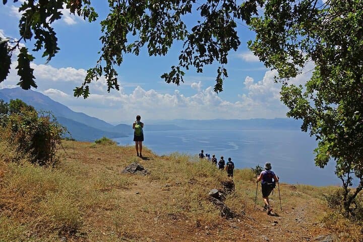 Galicica Mountain Villages Hike and Boat BBQ from Ohrid